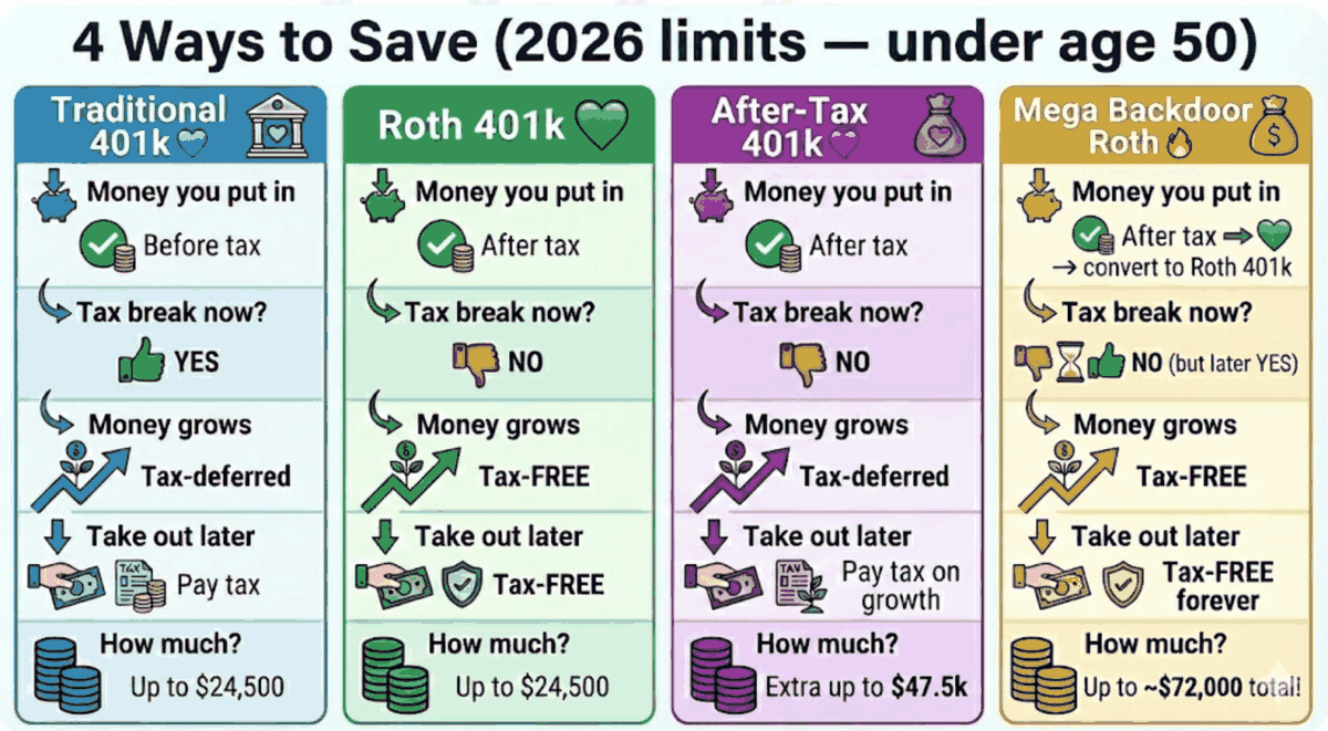 Understand Mega Backdoor Roth Conversion